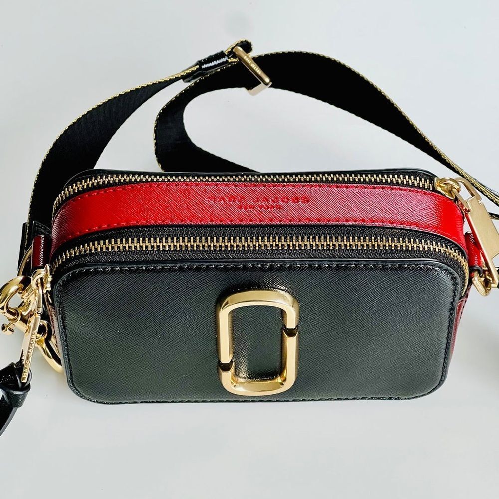 MARC JACOBS the snapshot camera bag red/black NWT in packaging - Picture 4 of 11